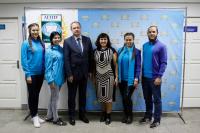 Встреча волонтеров Мира ВФМС 2017 с ректором и и.о. главы города