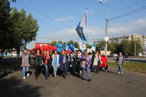 Студенты АГГПУ им. В.М. Шукшина приняли участие во Всероссийском параде студенчества