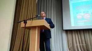 В АГГПУ им. В.М. Шукшина Глава Бийска Александр Студеникин выступил перед общественниками с отчетом о проделанной работе за 2018 год