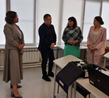 Рабочий визит  Благинина Алексея Геннадьевича, директора департамента подготовки, профессионального развития и социального обеспечения педагогических работников