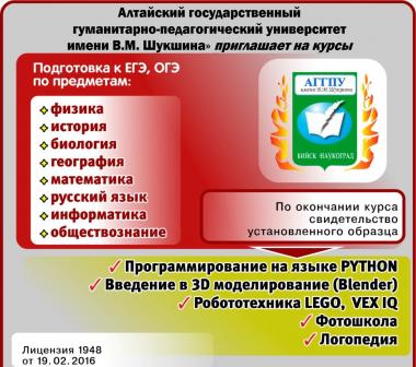 Дополнительное оразование
